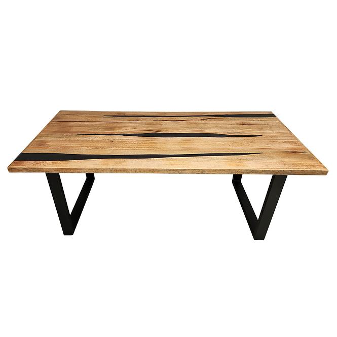 Stůl David EPX-01-180 mango/černá