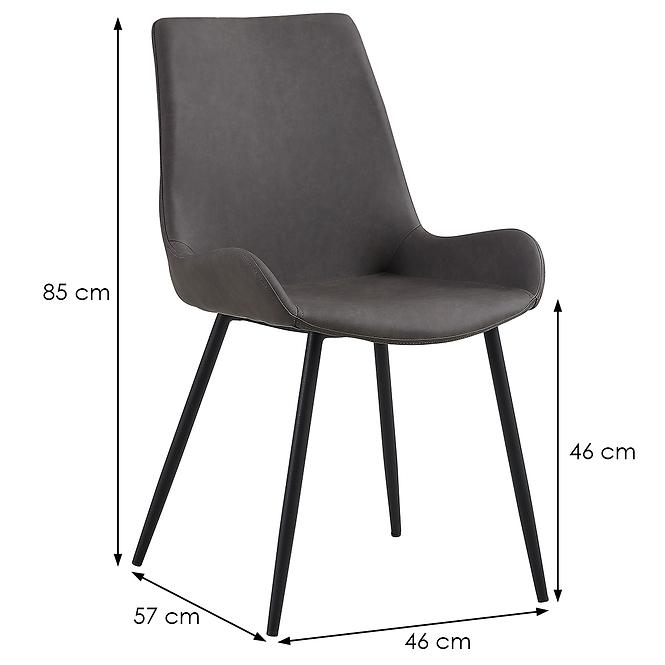 Židle Lex Dc9015 antracit               