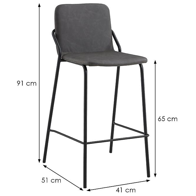 Židle Trent Dc9052-2 tmavě šedá