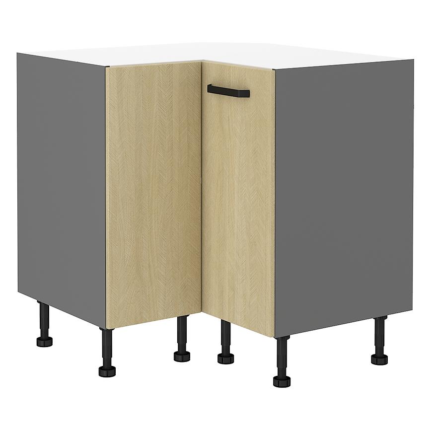 Kuchyňská Skříňka SCANDI jedle/antracit 89x89 dn 1f bb