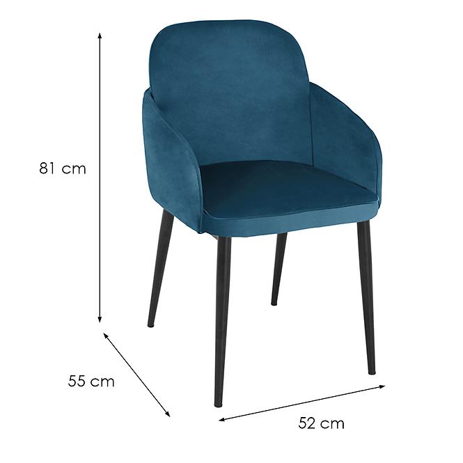 Židle Hamilton 80213A-F15 blue