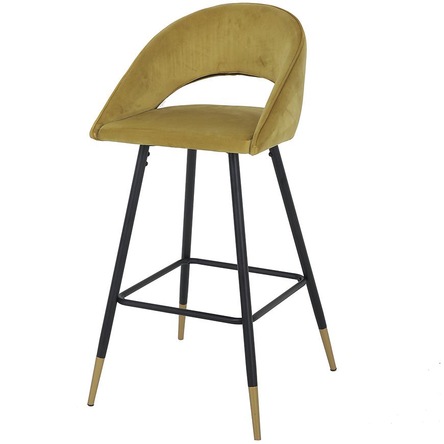 Barová židle America golden/black 80176d