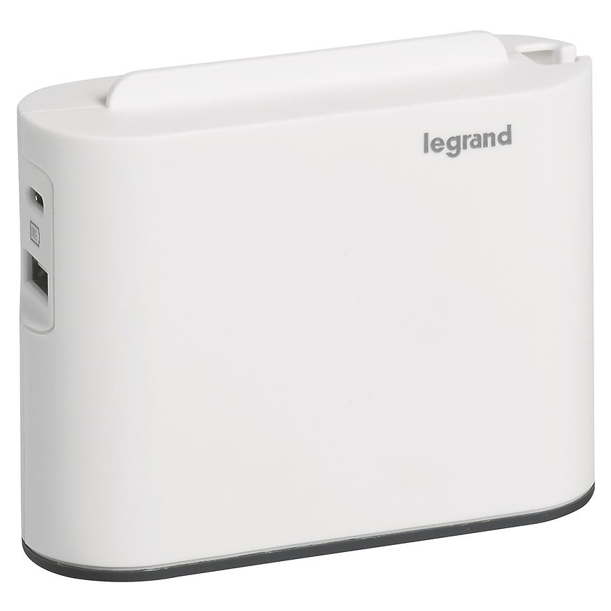 Zásuvka rozbočovací 2×2P, USB A+C 3A, bílá