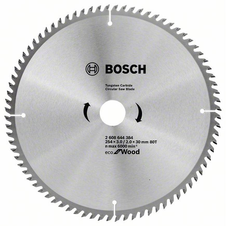 BOSCH Eco for Wood pilový kotouč 254x30 mm (80 zubů) Obrázek