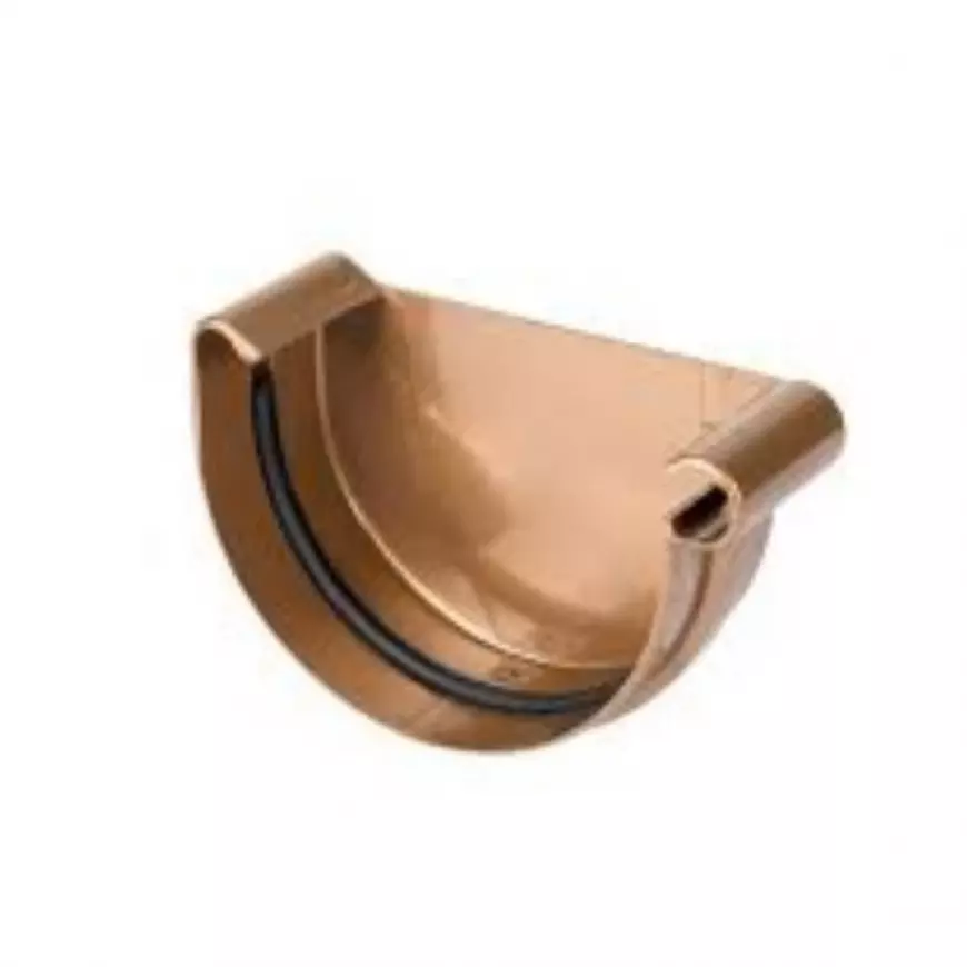 Žlabové čelo pravé 125 mm Bryza měděná
