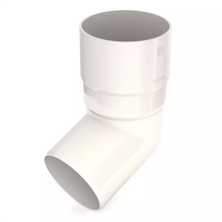 Koleno svodu 63 mm Bryza bílé