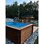 Dřevěný zahradní bazén 3x2 m,5
