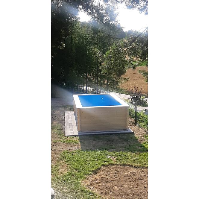 Dřevěný zahradní bazén 4x2 m