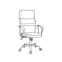 Kancelářská židle Mizar 2501 white/chrome,3