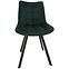 Židle W132 zelená nohy černé,4