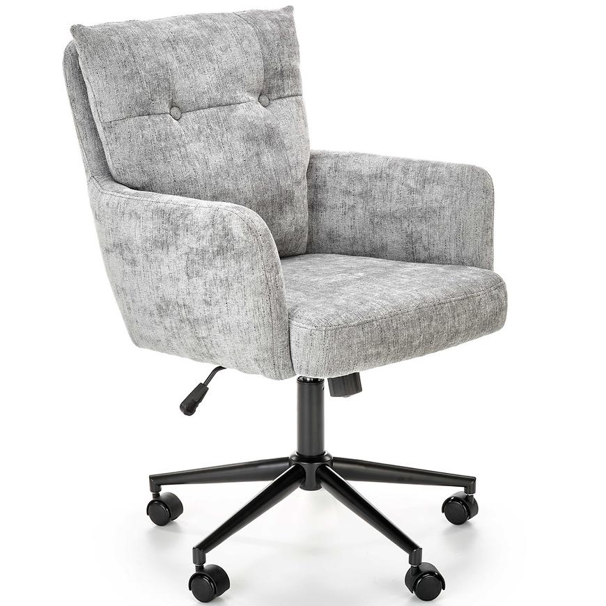 Otočné křeslo FLORES Halmar Světle šedá Obrázek