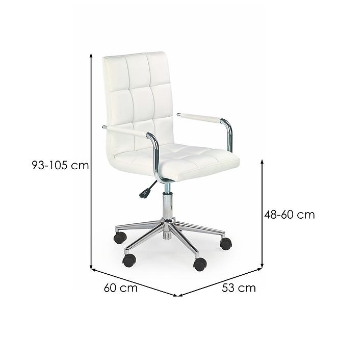 Kancelářská židle Gonzo 2 bílá,2