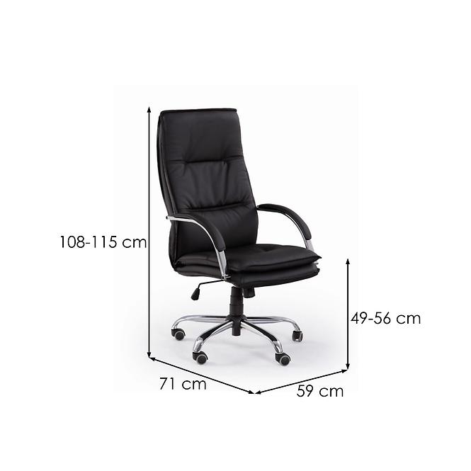 Kancelářská židle Stanley černá,2