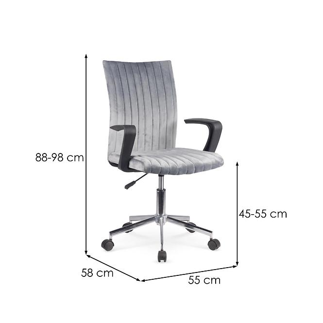 Kancelářská židle Doral šedá,2
