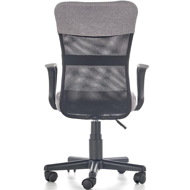 Kancelářská židle Timmy šedá/černá,4