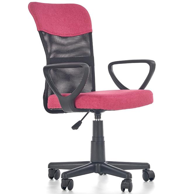 Kancelářská židle Timmy růžová/šedá,5