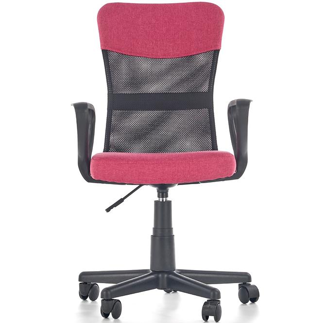 Kancelářská židle Timmy růžová/šedá,6