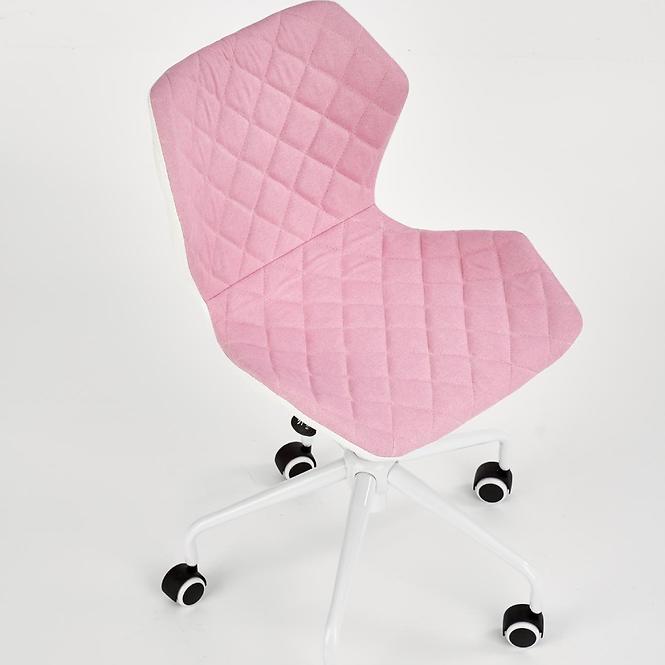 Otáčecí Židle Matrix 3 růžová/bílá,11
