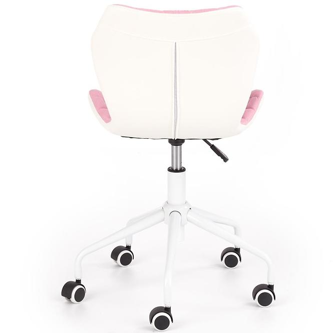 Otáčecí Židle Matrix 3 růžová/bílá,3