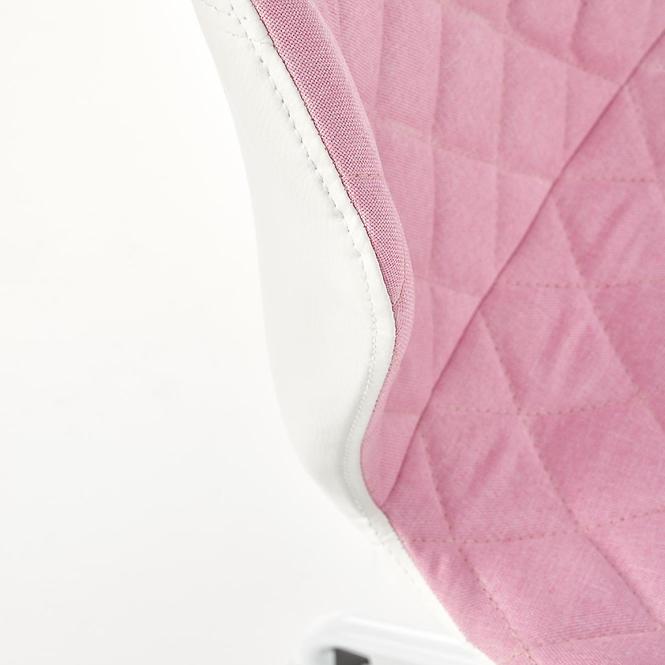 Otáčecí Židle Matrix 3 růžová/bílá,8