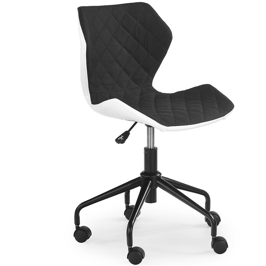 Levně Otáčecí Židle Matrix bílá/černá