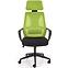 Kancelářská židle Valdez černá/zelená,3