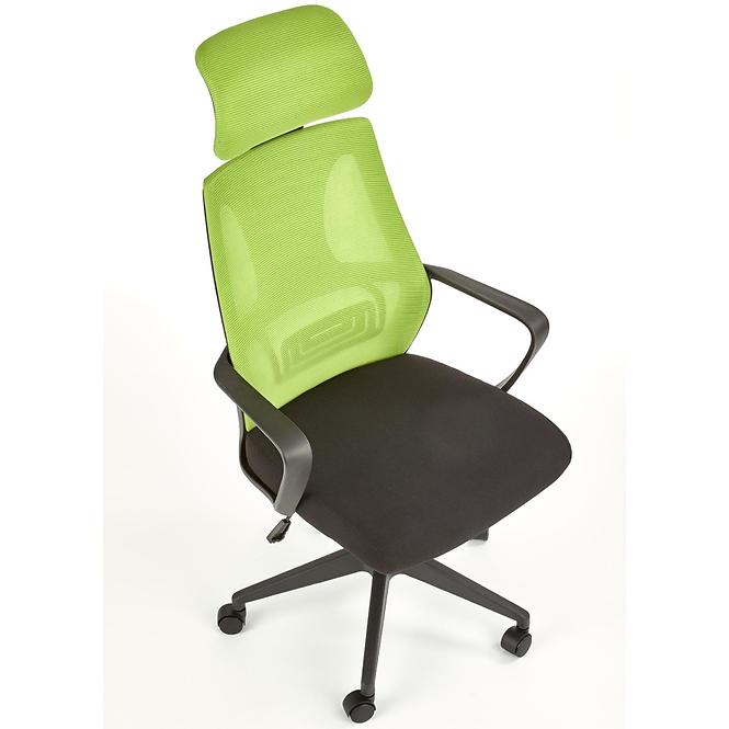 Kancelářská židle Valdez černá/zelená,4