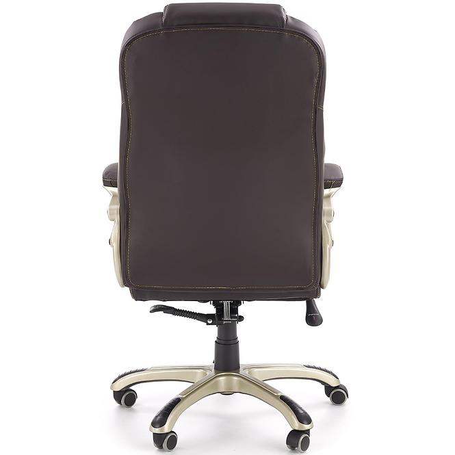 Kancelářská židle Desmond tmavě hnědá