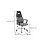 Kancelářská židle Olaf šedá/černá,2