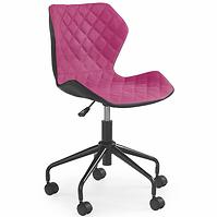 Otáčecí Židle Matrix černá/růžová