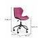 Otáčecí Židle Matrix černá/růžová,2