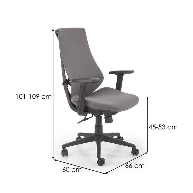 Kancelářská židle Rubio šedá/černá