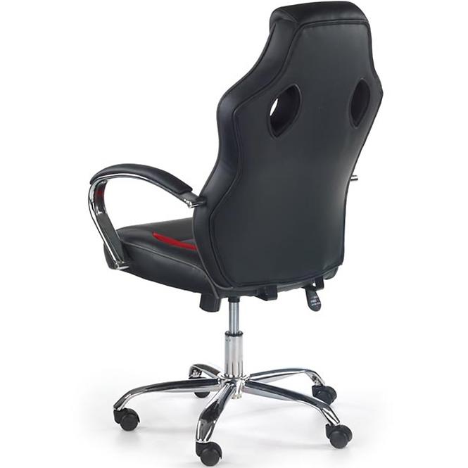Kancelářská židle Scroll černá/červená/šedá