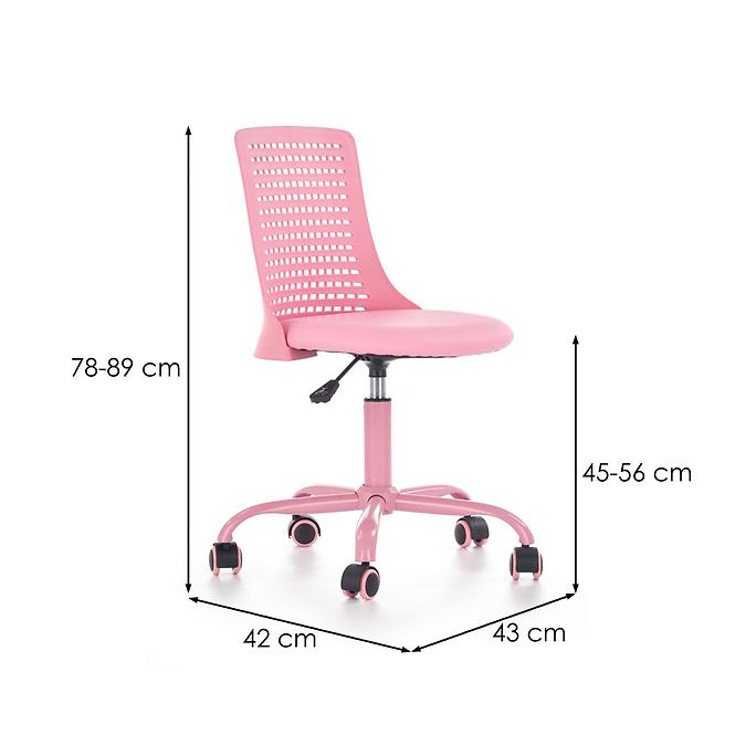 Otáčecí Židle Pure růžová
