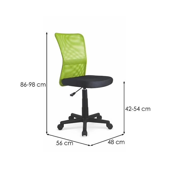 Kancelářská židle Dingo Limetkově zelená/černá,2