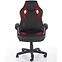 Kancelářská židle Baffin černá/červená,4