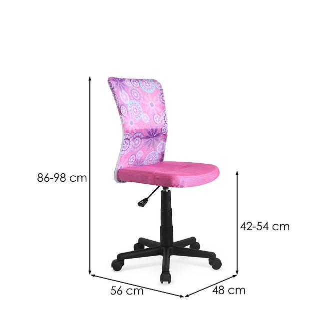 Kancelářská židle Dingo růžová