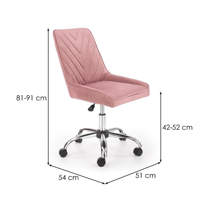 Kancelářská židle Rico růžová