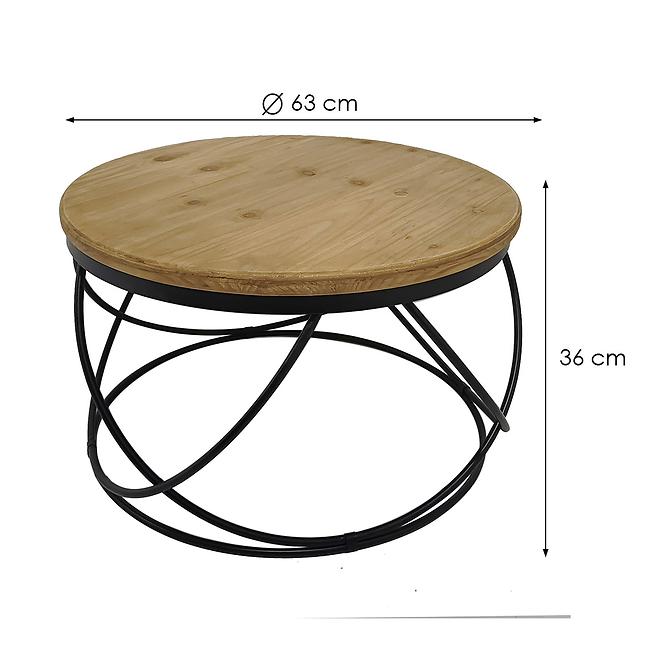 Konferenční stolek Helix 63x36