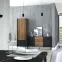 Regál Prestigo P10 1S ořech war/san seb/černá mat,4