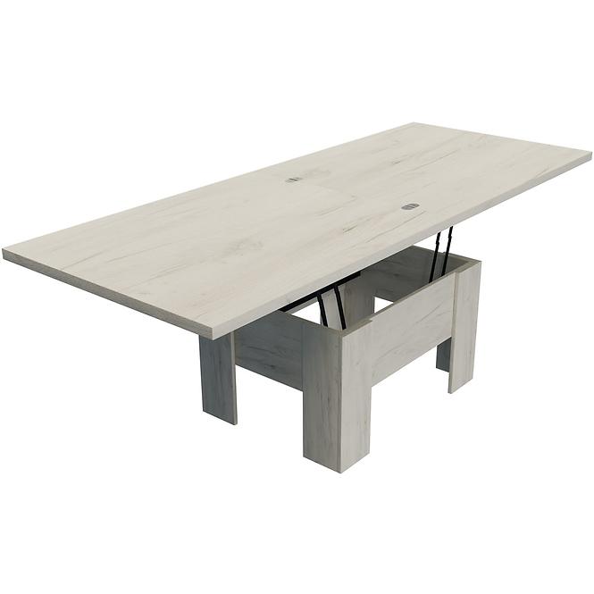 Konferenční stolek/Stůl Eryk kraft bílá