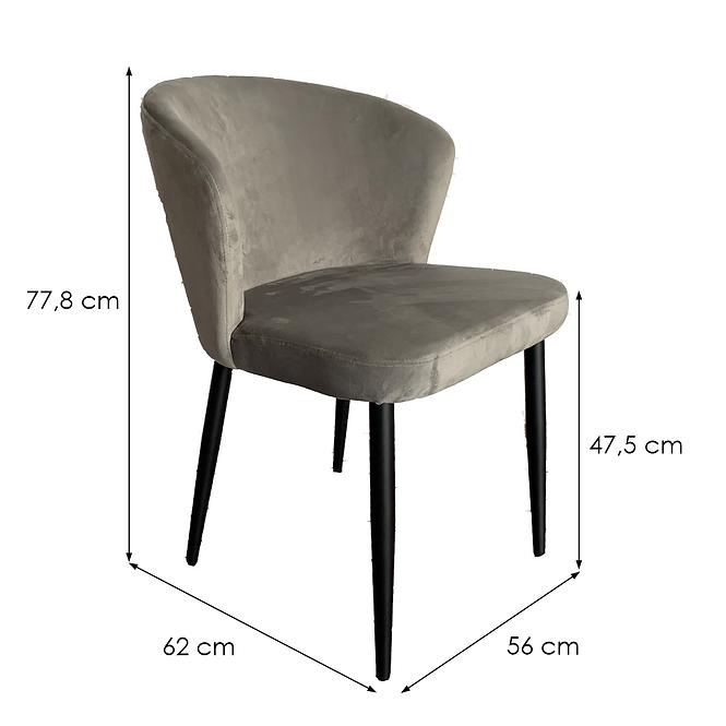 Židle Misty grey G062-39