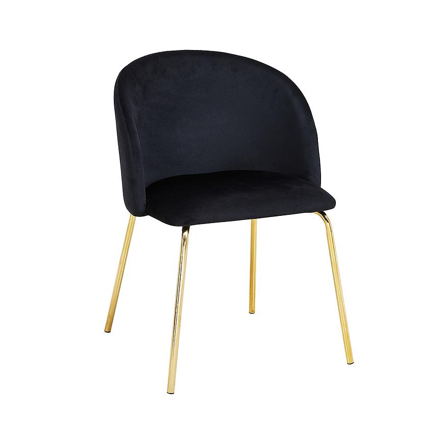 Židle Pure 80107k černá/zlatá
