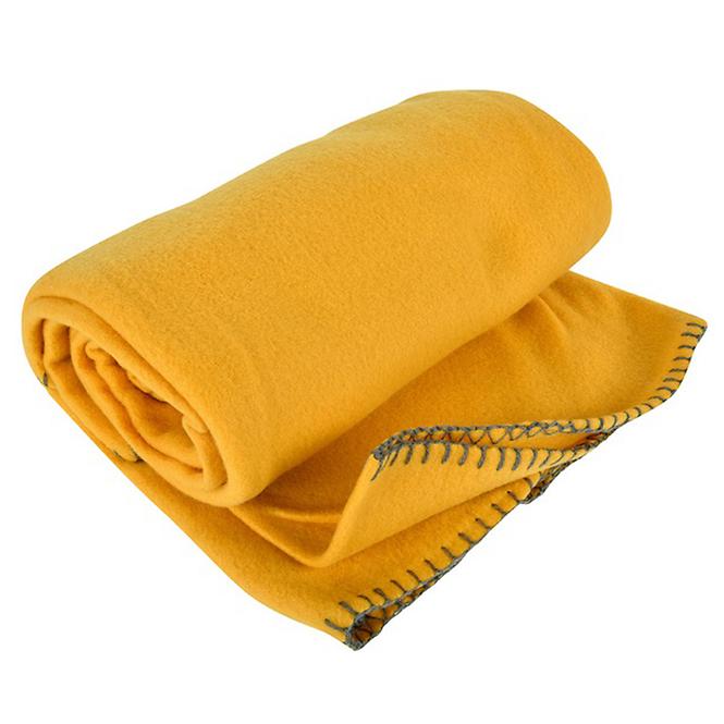 Fleecová deka Lexy 130x160 žlutá