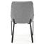 Židle K439 látka/kov tmavě šedá/ šedá55x54x86,3