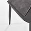 Židle K368 látka/eko kůže/kov šedá/černá,10