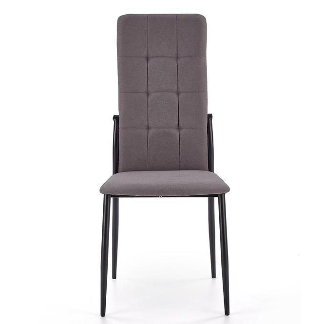 Židle K334 látka/kov tmavě šedá 45x54x103