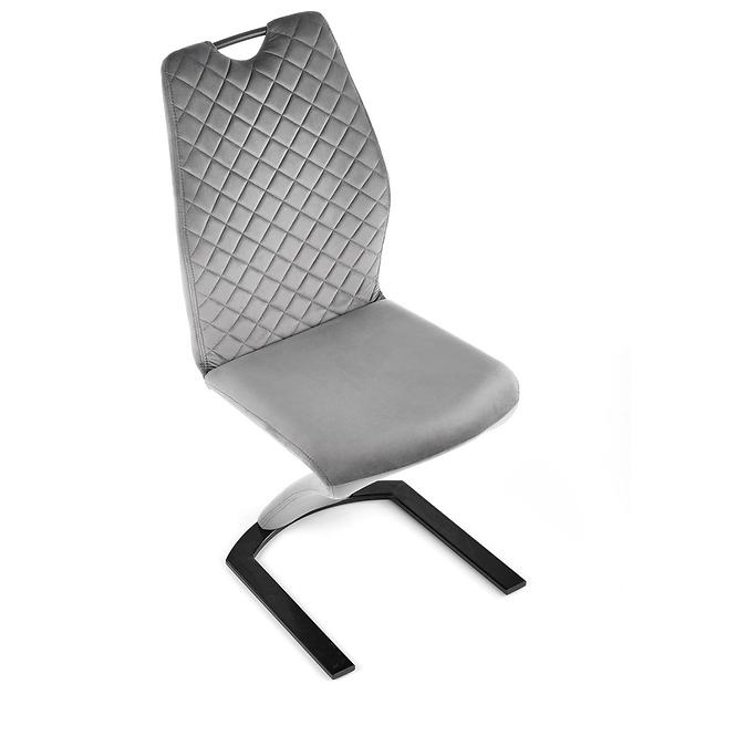 Židle K442 látka/kov šedá 46x61x102