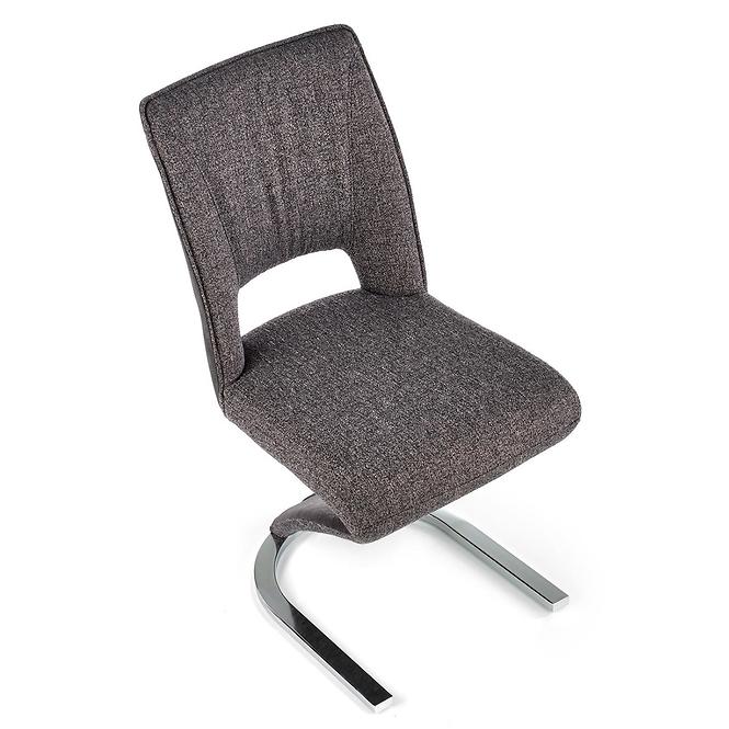 Židle K441 látka/eko kůže/kov šedá/černá