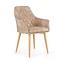 Židle K287 eko kůže/kov béžová 58x61x85,6